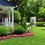 Landscape With Flower Beds Ideas For Front Of Small House