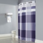 European Hookless Shower Curtain