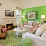 Elegant Use Of Green In The Modern Living Room